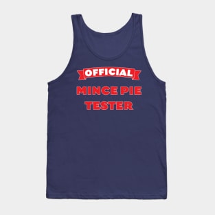 Official Mince Pie Tester Tank Top